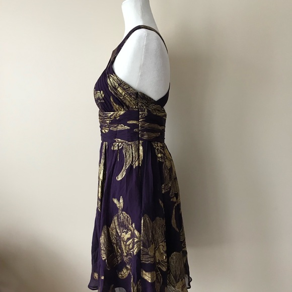 Aidan Mattox halter neck floral formal dress - Picture 4 of 7